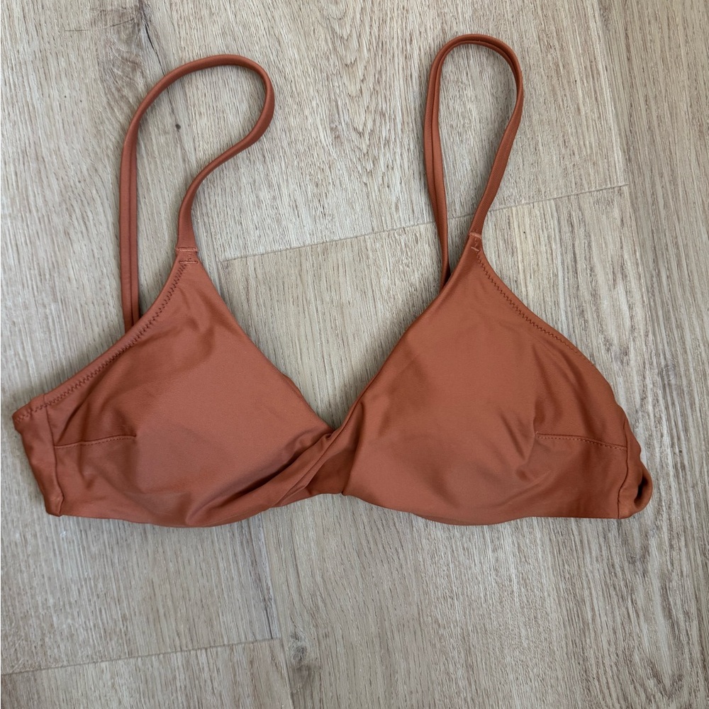 Women's Swim Tan Triangle Bralette